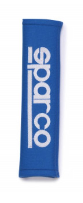 Накладки на ремень безопасности 2" тюнинг, SPARCO, 2 шт, синие, 01090R3AZ