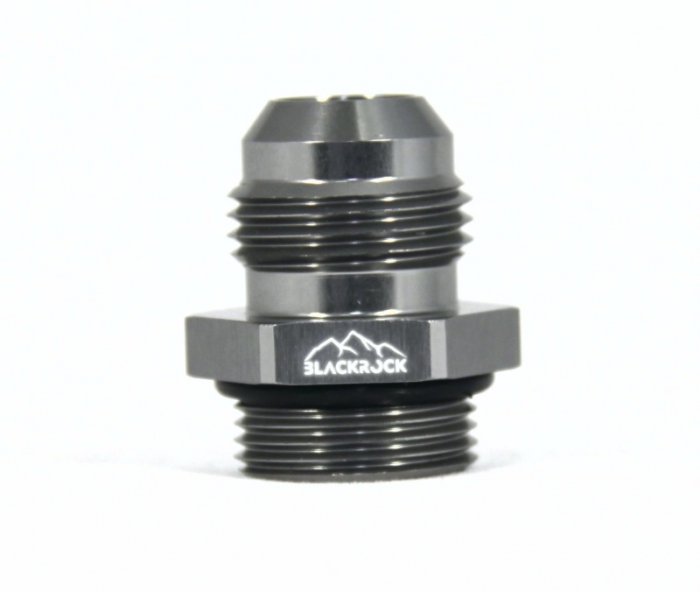 Адаптер П AN12 - П M22 x 1,5 mm под масло куллер Setrab, алюминий, BLACKROCK LAB, AN920-M22AN12Ti