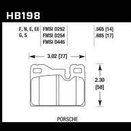 Колодки тормозные HB198D.685 HAWK ER-1 - Колодки тормозные HB198D.685 HAWK ER-1
