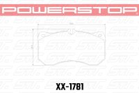 Колодки тормозные 23-1781 PowerStop Z23 передние AUDI AUDI A6 C7; A6 C8;