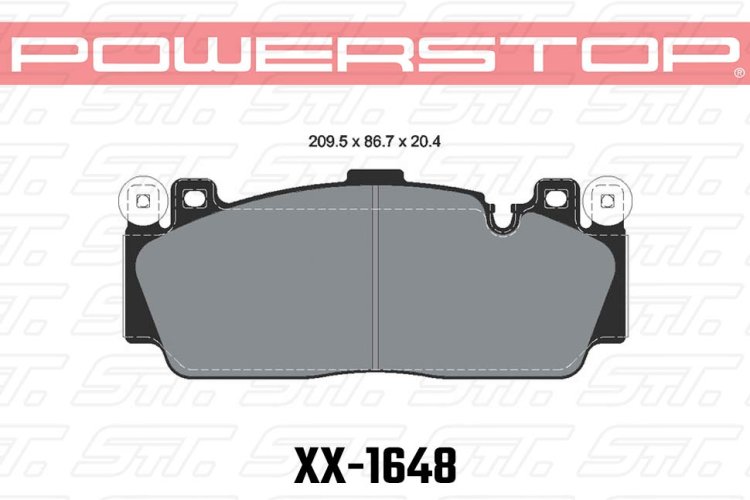 Колодки тормозные 26-1648 PowerStop Z26 передние BMW M5 F10; M6 F13; M2 F87 M Sport