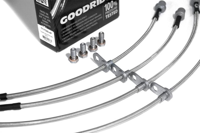 Армированные тормозные шланги Goodridge TTY7050-4P (4 шт.) Toyota Yaris GR RC/RZ 2020->  4шт.