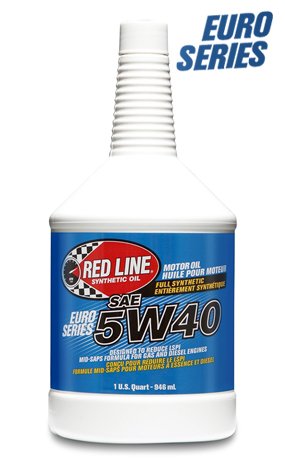 Масло моторное REDLINE 5W40, EURO-SERIES 12404 (946 мл.)