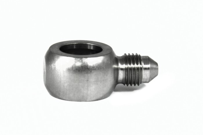 Фитинг banjo d12 mm, под AN-03 короткий, D-03 нерж сталь 776-03-M12C, Goodridge