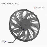 Вентилятор втягивающий (за радиатором) 12&quot; (305mm) 2070 м3/ч SPAL VA10-AP50/C-61A - Вентилятор втягивающий (за радиатором) 12" (305mm) 2070 м3/ч SPAL VA10-AP50/C-61A