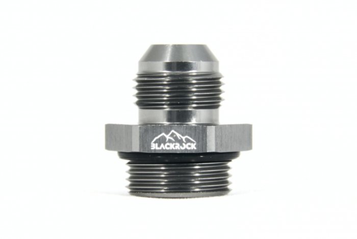 Адаптер П AN08 - П M22 x 1,5 mm под масло куллер Setrab, алюминий, BLACKROCK LAB, AN920-M22AN08Ti