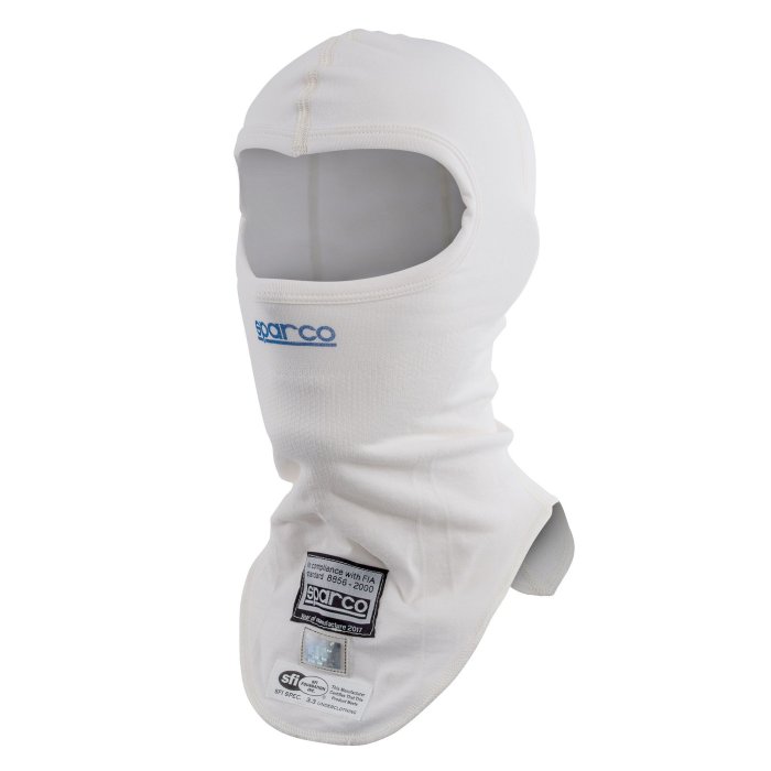 Подшлемник (балаклава) для автоспорта SPARCO DELTA RW-6, FIA, белый, 001483BI