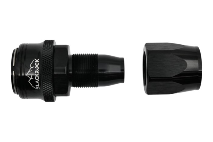 - 10 AN (10AN AN10) фитинг прямой, быстросъём М - шланг, Easy-Release, BLACKROCK LAB, FA10-001-F