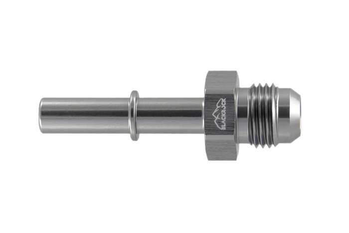 Фитинг AN-06 - 5/16" (8mm) быстросъём, прямой папа, BLACKROCK LAB L06-516-M001