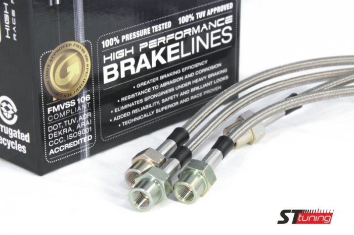 Армированные тормозные шланги Goodridge TBW1150-4P (4 шт.) BMW Mini One/Cooper+S R56