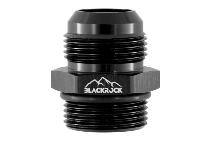 Адаптер П AN12 - П ORB AN12, алюминий, BLACKROCK LAB, AN920-12ORB12BK