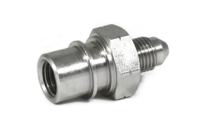 Адаптер П AN03 - М M10x1.25mm, обратный конус, Goodridge FM10125-03 сталь