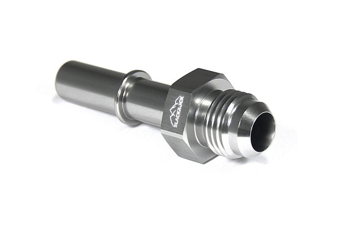Фитинг AN-06 - 3/8" (9,5mm) быстросъём, прямой папа, BLACKROCK LAB L06-380-M001