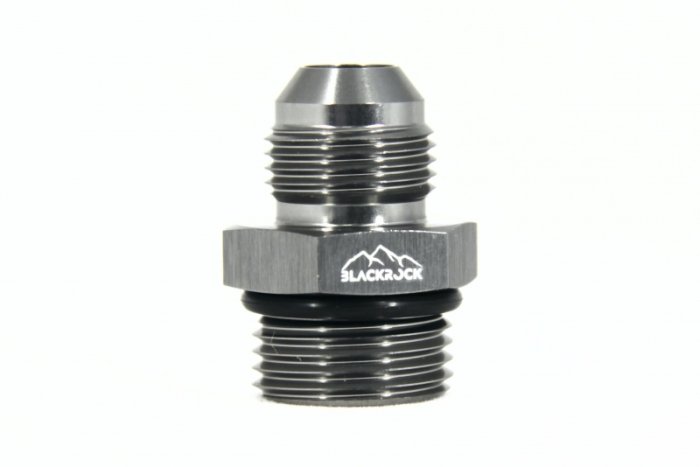 Адаптер П AN08 - П ORB AN10, алюминий, BLACKROCK LAB, AN920-08ORB10Ti