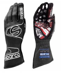 Перчатки для автоспорта SPARCO ARROW RG-7, FIA, черный/красный, размер 09, 00130909NRRS