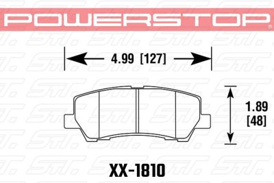 Колодки тормозные 26-1810 PowerStop Z26 задние Ford Mustang VI 2015-&gt;