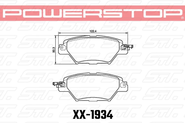 Колодки тормозные NXT-1934 PowerStop NEXT GEN задние MAZDA CX-8; CX-9;