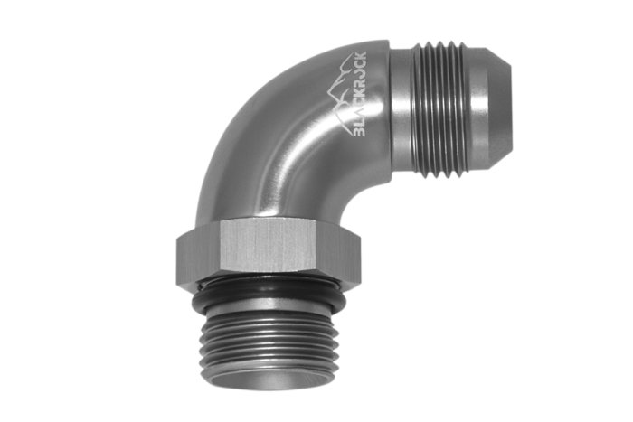 Адаптер П ORB AN10 - П AN10, 90°, алюминий, BLACKROCK LAB AN921-10ORB10Ti