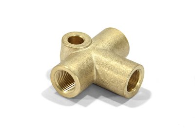 Тройник Goodridge М-М-М (M10x1-M10x1-M10x1), прямой-прямой-прямой конус, 319-31B