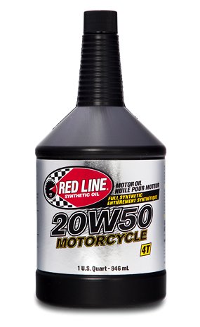 Масло моторное REDLINE 20W50 для мотоциклов, 42504 (946 мл.)