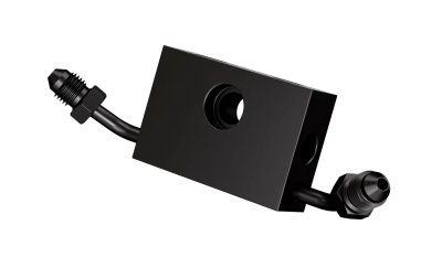 Тройник AN03, нерж. сталь, Goodridge, ABS FX, XL, 2014-2023 V-Twin с двумя дисками MCHD-039ZBK