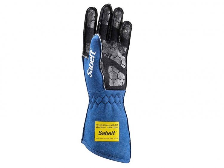 Перчатки для автоспорта Sabelt HERO TG-9, FIA 8856-2000, синий, размер 12, RFTG09BLN12