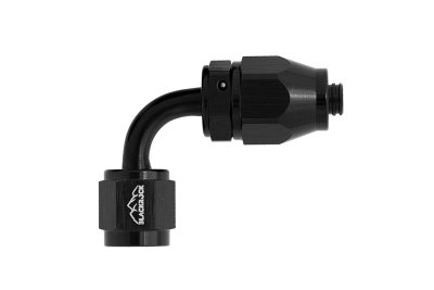 - 4 AN (4AN AN4) фитинг 90°, K90 серия, BLACKROCK LAB ЧЁРНЫЙ, K04-090-9BK