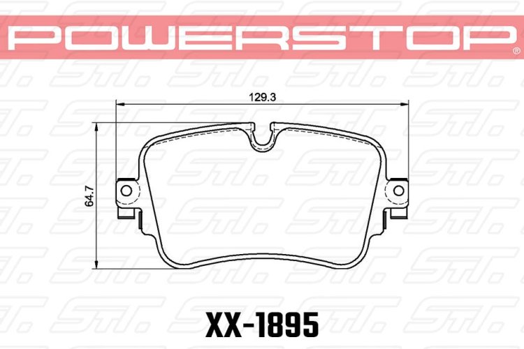 Колодки тормозные 26-1895 PowerStop Z26 задние AUDI Q7; Q8