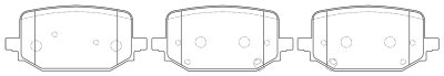 Колодки тормозные 36-2231 PowerStop Z36 задние FORD MUSTANG, Explorer, Lincoln Aviator