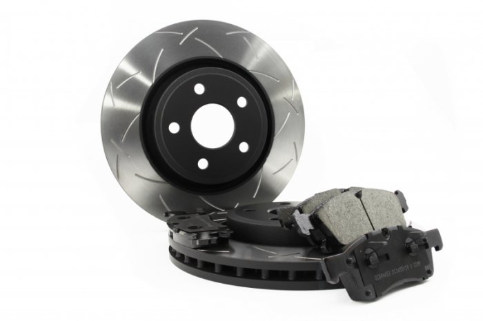 КОМПЛЕКТ ПЕРЕД. JEEP Grand Cherokee WK2 3.6 2011-> ; Тормозные диски DBA T3 + колодки DC brakes HD