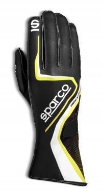 Перчатки для картинга SPARCO RECORD, черный/желтый, размер 10, 00255510NRGF