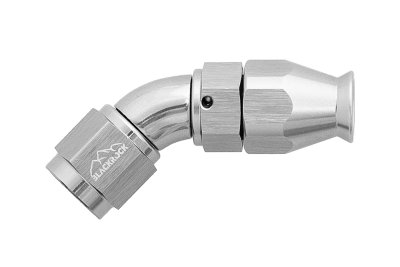 - 4 AN (4AN AN4) фитинг 45° D-04 Full Flow BLACKROCK LAB T04-045-3Ti под тефлоновый шланг