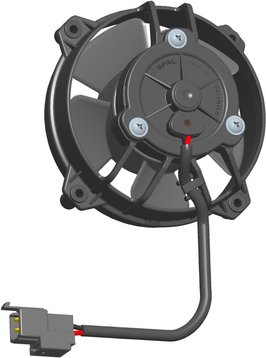 Вентилятор толкающий (перед радиатором) 4" (96mm) 210 м3/ч SPAL VA32-A101-62S