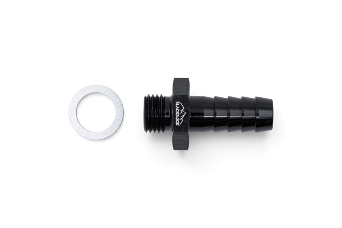 Адаптер П M14 x 1,5 mm - шланг PUSH FIT AN08 (12,7 mm, P408), BLACKROCK LAB, P08-M1415BK