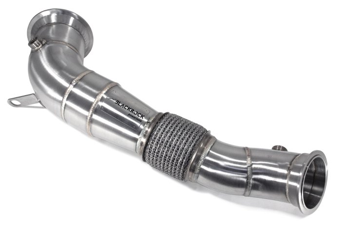 Приемная труба (даунпайп) с мидпайпом BlackRock Lab TY-DP-0016 Toyota Yaris GR