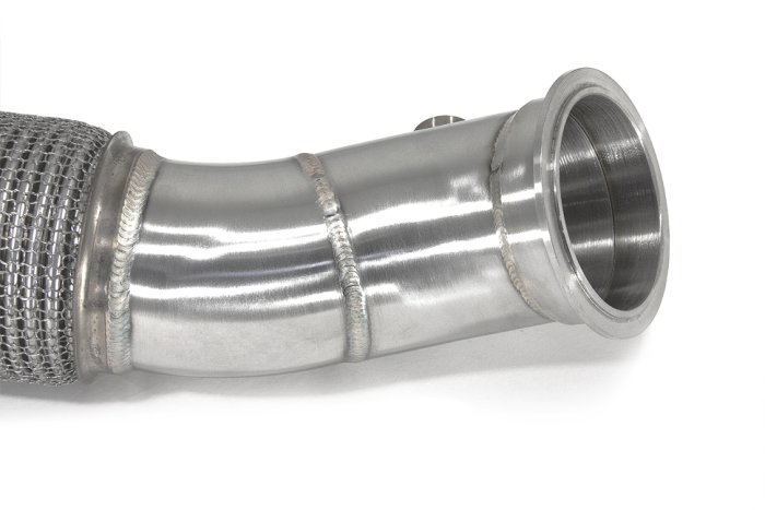 Приемная труба (даунпайп) с мидпайпом BlackRock Lab TY-DP-0016 Toyota Yaris GR