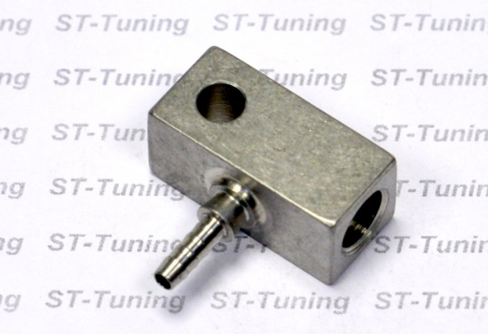 Фитинг Goodridge crimp-M10x1, обратный конус, 90 град. D-03 нержавейка, SP-202