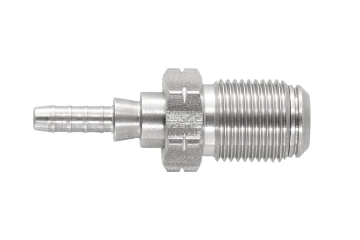 Фитинг папа M12*1 под прямой и обратный конус, крутящийся D-03 сталь S445-03-M121C, Goodridge