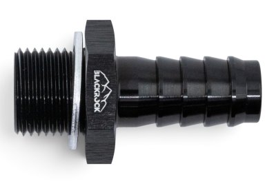 Адаптер П M18 x 1,5 mm - шланг PUSH FIT AN08 (12,7 mm, P408), BLACKROCK LAB, P08-M1815BK