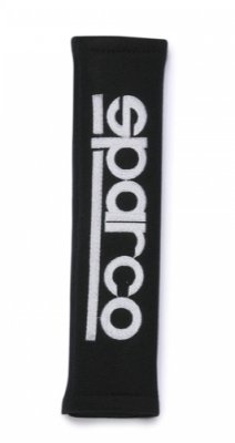 Накладки на ремень безопасности 2&quot; тюнинг, SPARCO, 2 шт, черные, 01090R3NR