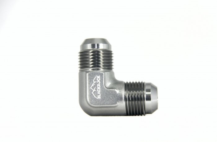 Адаптер П AN10 - П AN10, 90°, алюминий , BLACKROCK LAB, AN821-10Ti