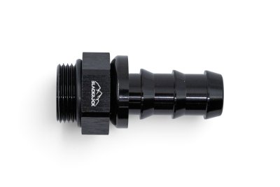 - 10 AN (10AN AN10) фитинг прямой ПАПА M22 x 1,5 mm, PUSH FIT серия BLACKROCK LAB P10-001-M22BK