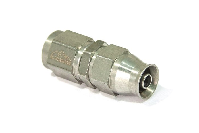 - 4 AN (4AN AN4) фитинг прямой 60 серия BLACKROCK LAB T04-001-6 нерж сталь (600 серия)