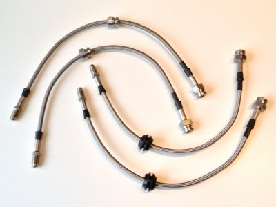 Армированные тормозные шланги Goodridge TMA0380-4P (4 шт.) Mazda 3; Mazda 3 MPS 06-