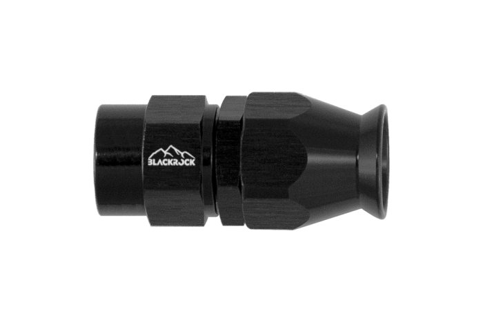 - 6 AN (6AN AN6) фитинг прямой Full Flow BLACKROCK LAB T06-001-3BK под тефлоновый шланг (600 серия)