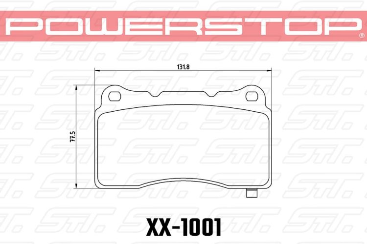 Колодки тормозные 36-1001 PowerStop Z36 перед MMC LANCER EVO V-X; SUBARU WRX STI