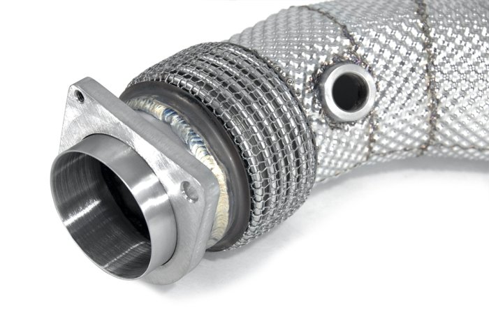 Приемные трубы (даунпайпы) HeatShield Catless BMW-DP-0081 BlackRock BMW S55 M2Comp/M3/M4 F80/F82/F87