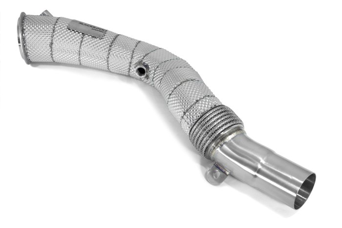 Приемные трубы (даунпайпы) HeatShield Catless BMW-DP-0081 BlackRock BMW S55 M2Comp/M3/M4 F80/F82/F87