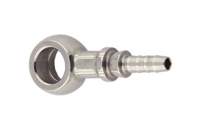 Фитинг banjo d8 mm, длинный D-03 нерж. сталь, под опрессовку S5092-03-02C, Goodridge
