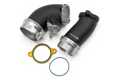 Турбо-инлет пайп на турбину НА СТОК ВПУСК, BLACKROCK LAB BMW-TI-2458 BMW G8x M3, M4, M2, X4M LCI S58